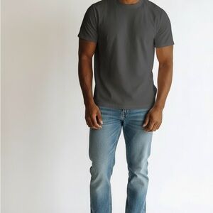 Men’s Clothe & Co Blue Steel Crewneck T- shirt Size Large